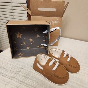 Ju-ju-be Eco Steps Baby Boat Shoes 2 (6-9 Mos) Brown